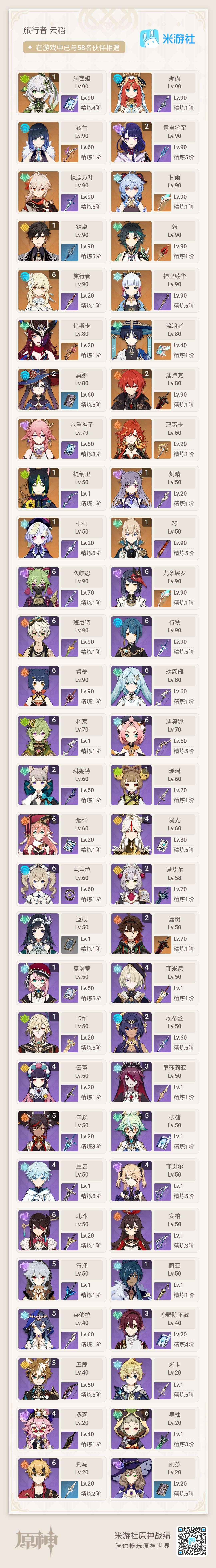 未绑定邮箱 60级 31角色11武器 2命...